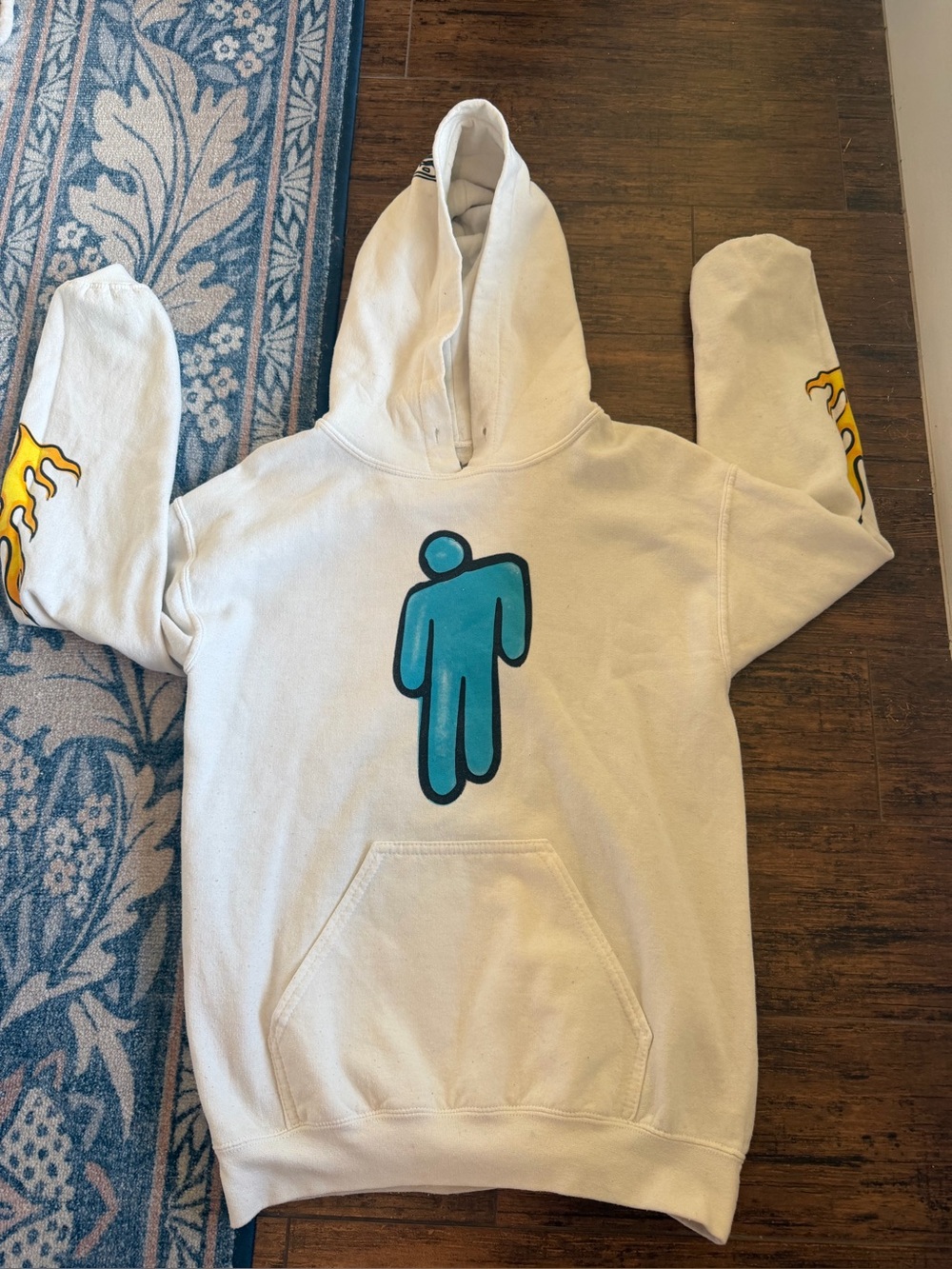 Billie Eilish white pullover hoodie
Size Small